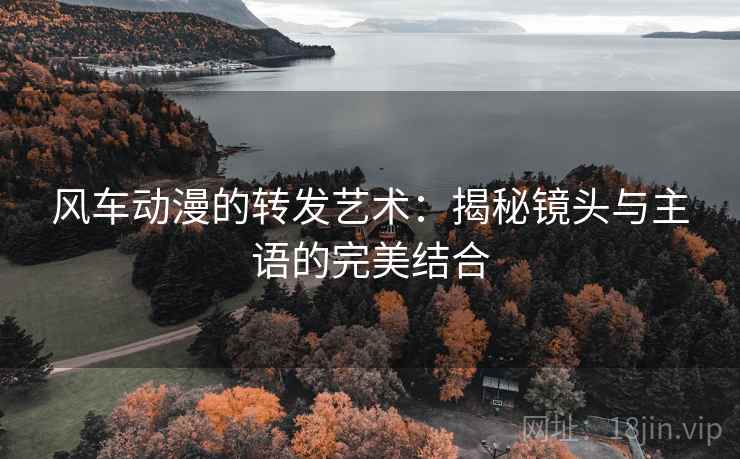 风车动漫的转发艺术:揭秘镜头与主语的完美结合 风车动漫的转发艺术:揭秘镜头与主语的完美结合